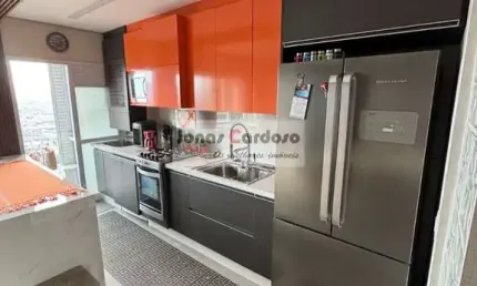 Apartamento porteira fechada à venda em mogi moderno, mogi das cruzes-sp: 2 quartos, 1 suíte, 1 sala, 2 banheiros, 5 vagas de garagem. por 900 mil.