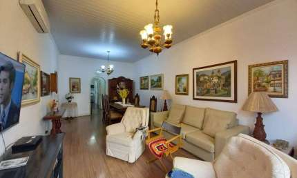 1 quadra da praia, 2 dormitórios, suíte, Boqueirão, Santos