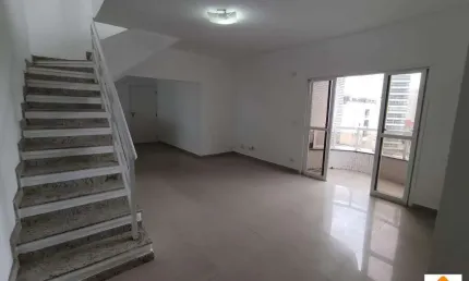 Cobertura Duplex, 3 dormitórios, 3 vagas de garagem, Ponta da Praia, Santos