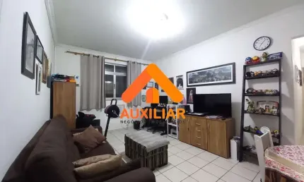 2 dormitórios, dependência, garagem demarcada, vila matias, santos