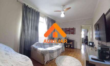 2 dormitórios, dependência, 2 banheiros, garagem fechada, Aparecida, Santos