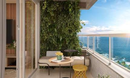 Residencial Ilha de Creta em Piata com 2 quartos  e suíte