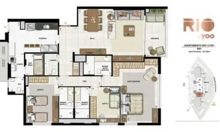 Apartamento com 3 quartos à venda na avenida rui barbosa, flamengo, rio de janeiro por r$ 4.680.000