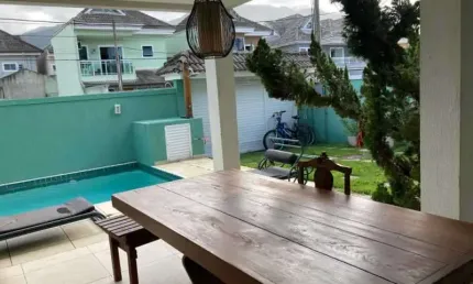 Casa em condomínio fechado com 4 quartos à venda na Rua Salomão Malina, Vargem Pequena, Rio de Janeiro, 180 m2 por R$ 969.900