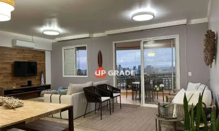 Apartamento com 3 dormitórios à venda, 122 m² por r$ 1.400.000 - edifício jardins tamboré - santana de parnaíba/sp