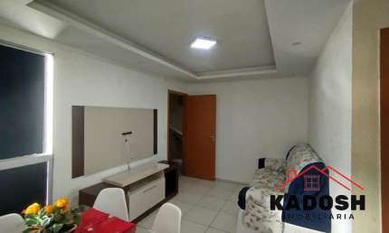 Apartamento Mobiliado para locação no Sim em Feira de Santana-BA: 2 quartos, 1 sala, 1 banheiro, 1 vaga de garagem, 41m².