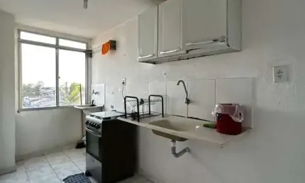 Apartamento para locação em feira de santana-ba: 2 quartos, sala, banheiro, garagem e 45m² na mangabeira!