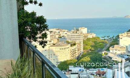 Duplex para venda possui 298 metros quadrados com 4 quartos em Leblon - Rio de Janeiro - RJ