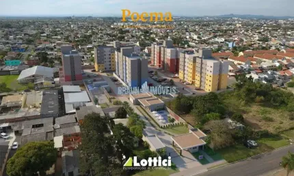 Apartamento à venda em Canoas-RS, bairro Harmonia: 2 quartos, 1 banheiro, 1 vaga de garagem, 49m² de área.