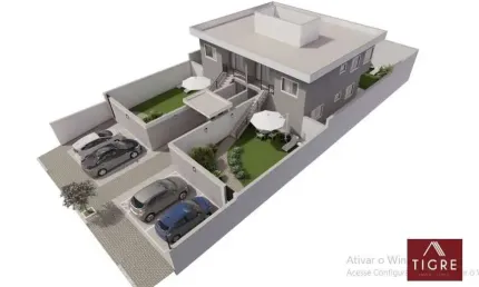 Casa em condomínio fechado com 2 quartos à venda na Rua Dalva Ferreira dos Santos, 705, Ovídio Guerra, Lagoa Santa por R$ 490.000