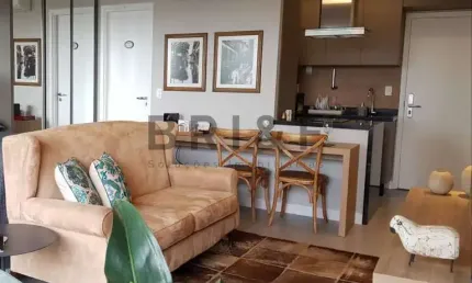 APARTAMENTO PARA LOCAÇÃO NO BROOKLIN - HABITARTE VERDE 45 M², 1 DORM, 1 VAGA MOBILIADO - SÃO PAULO