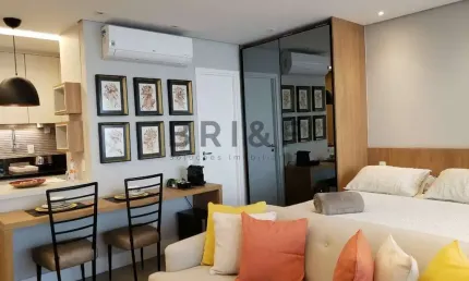 Apartamento para locação e temporada no brooklin - habitarte verde 41 m², 1 dorm, 1 vaga - são paulo