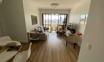 Apartamento para Locação com 3 dormitórios, 1 suíte, 2 vagas, 97m2 mobiliado - Chácara Sto Antonio