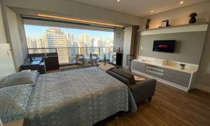 APARTAMENTO PARA LOCAÇÃO NO BROOKLIN - HABITARTE VERDE 42 M², 1 DORM, 1 VAGA MOBILIADO - SÃO PAULO