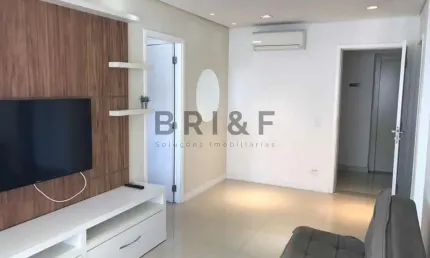 APARTAMENTO PARA LOCAÇÃO, 1 DORMITÓRIO, 1 VAGA, 50 M² , MOBILIADO, LAZER COMPLETO - BROOKLIN - SP