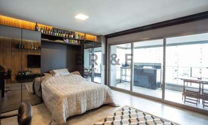 APARTAMENTO PARA LOCAÇÃO NO BROOKLIN - HABITARTE VERDE 43 M², 1 DORM, 1 VAGA MOBILIADO - SÃO PAULO
