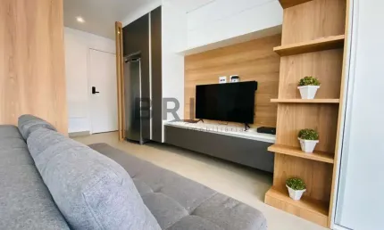Apartamento para locação 1 suíte, 1 vaga, 1 banheiro, 36m² , brooklin paulista, são paulo,sp