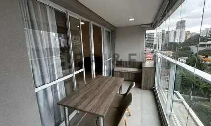 Apartamento para locação no emotion brooklin, com 43m², 1 dormitório (suite), 1 vaga de garagem