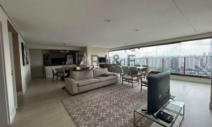 Apartamento para venda ou locação com 3 suites, varanda com churrasqueira, linda vista  no Brooklin