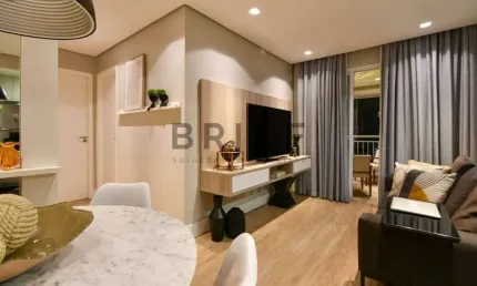 APARTAMENTO À VENDA OU LOCAÇÃO NO BROOKLIN, MOBILIADO 66M², 2 DORMITÓRIOS (1 SUITE), 1 VAGA