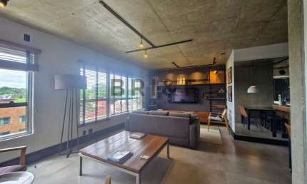 Apartamento para alugar mobiliado com 1 dormitório, 1 banheiro, 1 vaga - 74m2 - Alto da Boa Vista