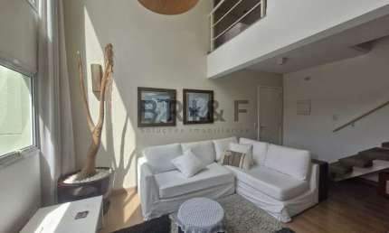 Apartamento  duplex mobiliado para alugar com 2 dormitórios - 2 vagas - 59m2 - Moema