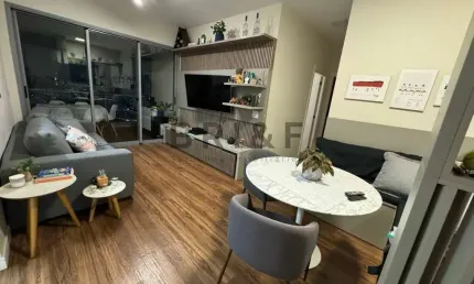 Apartamento mobiliado para alugar - 78m² - 2 dom. (1 suíte) - chácara santo antônio