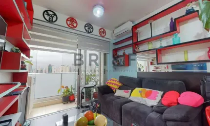 Apartamento mobiliado a venda na Chácara Sto. Antonio, 1 dormitório, 1 vaga