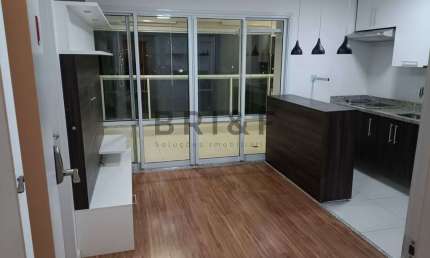 Apartamento para locação 43m², 1 dormitório, 1 vaga, lazer completo, nome Viaza Campo Belo