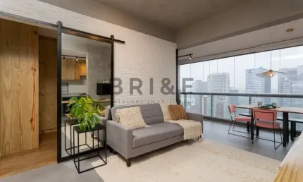 Apartamento mobiliado para alugar - 52m² - 1 suíte, 1 vaga - Praça São Paulo