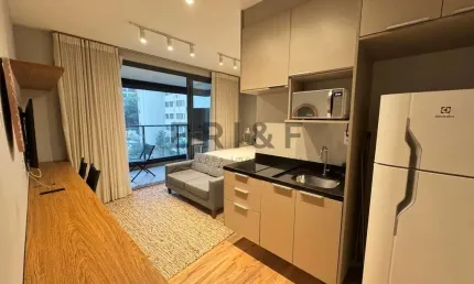 Apartamento studio para alugar - 30m² - mobiliado - Neo House Campo Belo