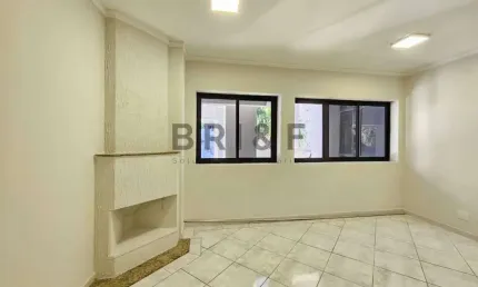 Apartamento para locação 64m², 2 quartos, lareira, sacada e 1 vaga . brooklin sp.