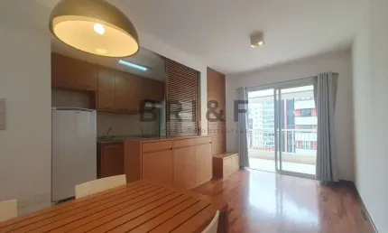 Apartamento para alugar 1 dormitório e 1 vaga no brooklin
