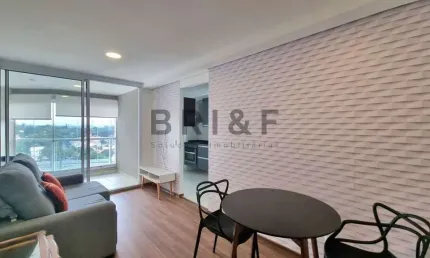Apartamento para alugar com 1 dormitório, 1 vaga, 49 m² - campo belo- são paulo