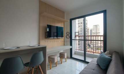 Apartamento para alugar com 1 dormitório 1 banheiro - mobiliado e equipado - 29m2 - brooklin