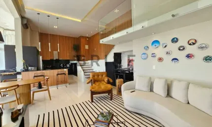Apartamento para locação, 136m², MOBILIADO, 2 suítes, 2 vagas. Brooklin.