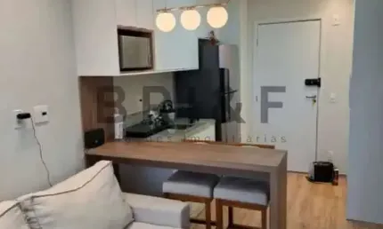 Apartamento mobiliado para locação, 1 dormitório - moema