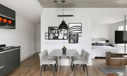 Apartamento à venda/locação com 63m², 1 suíte, 1 lavado, varanda e 1 vaga. cidade monções.