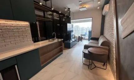 Apartamento para venda mobiliado no brooklin 1 dormitório com vaga - condomínio emotion - lindo !!
