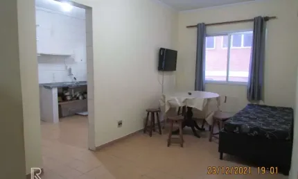 Apartamento Na Praia Grande - Aviação - 45m² 1 dorm e vaga na Av Pres Castelo Branco.