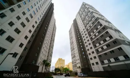 Apartamento com 24m² com um dormitorio em condominio com lazer e portaria 24 horas