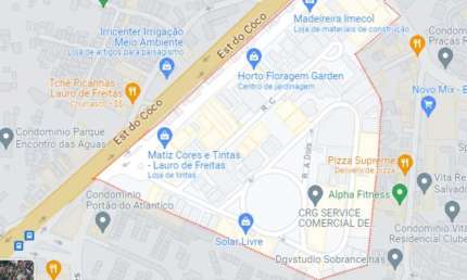Terreno comercial de 1.750m² à venda em Vilas do Atlântico, Lauro de Freitas-BA!