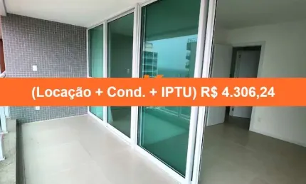 Apartamento de 1 quarto para locação na Barra, Salvador-BA: 1 sala, 1 banheiro, 1 vaga de garagem, 45m² de área.
