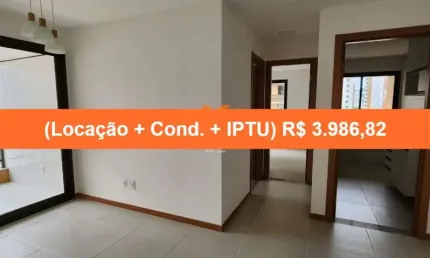 Apartamento para locação em salvador-ba: 2 quartos, 2 suítes, 2 salas, 2 banheiros, 2 vagas de garagem, 60m² de área no bairro canela.