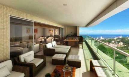 Apartamento de Luxo na Graça, Salvador-BA: 4 Quartos, 4 Suítes, 2 Salas - 261m² - Imperdível!
