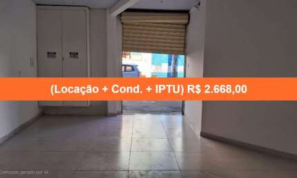 Loja Comercial para Locação em Salvador-BA, Bairro Itapuã: 1 Sala, 1 Banheiro, 28m² de Área. Agende já sua visita!