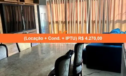 Apartamento para locação no Rio Vermelho, Salvador-BA: 1 quarto, 1 suíte, 2 salas, 1 banheiro, 1 vaga, 59,50 m².