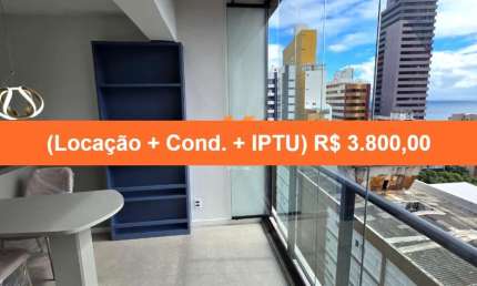 Apartamento com 1 quarto para alugar na Avenida Sete de Setembro, --, Vitória, Salvador, 26 m2 por R$ 3.058