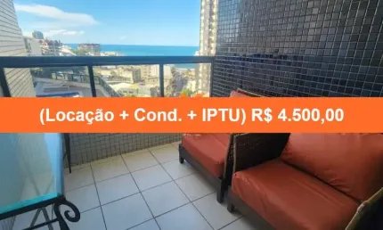 Aluguel de apartamento 2 quartos com suíte e vaga de garagem no rio vermelho, salvador-ba