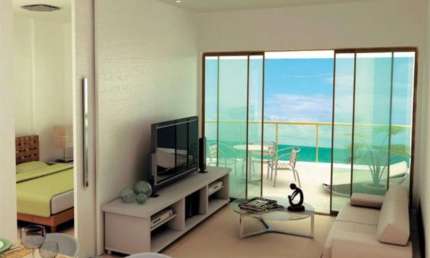 Apartamento à venda na Barra, Salvador-BA: 1 quarto, 1 suíte, 1 sala, 1 banheiro, 1 vaga de garagem, 51,33m².